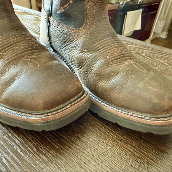 Men’s Wolverine Ranch Hand Waterproof Square Toe Wellington Work Boots. Size 9.5 - Picture 4 of 9